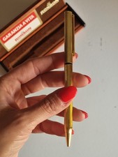 Penna a sfera Ronson placcata oro con astuccio in legno – Vintage, con garanzia