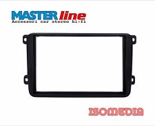 MASCHERINA AUTORADIO DUE DIN COMPATIBILE PER VOLKSWAGEN POLO DAL 2009 AL 2014.