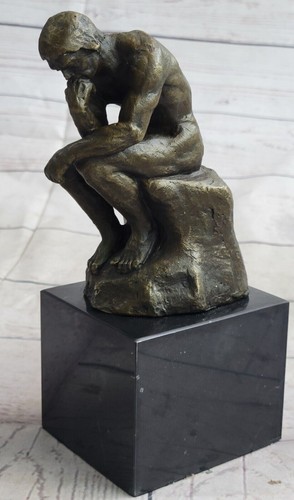 Vintage bronzo rodin pensatore - bronzo,