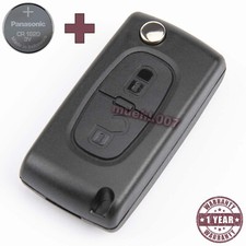CHIAVE GUSCIO PER CITROEN C2 C4 C3 C5 C6 SAXO JUMPY JUMPER 2 PULSANTE + CR1620