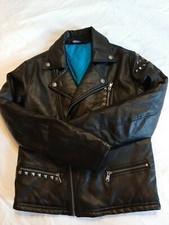 Giacca In Pelle Finta IMBOTTITA Ragazza Altezza 160cm