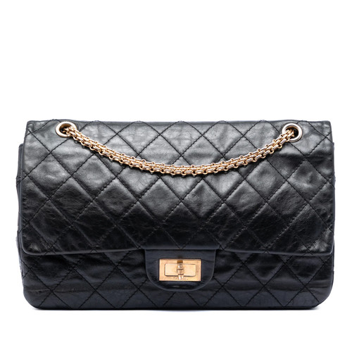 Chanel matelassé vieilli cuir - chanel,