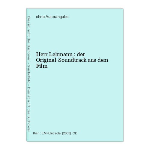 Herr lehmann der - lehmann, :