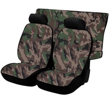 coprisedili per panda 750 cotone mimetico, su misura- made in italy