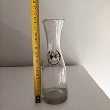 ANTICA BOTTIGLIA OSTERIA 1/4 Quarto LITRO VETRO SOFFIATO ALTARE BOLLO IN PIOMBO