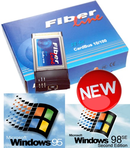 Scheda lan fiberline cardbus - lan,