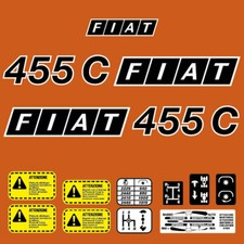 Fiat 455 C tractor decal