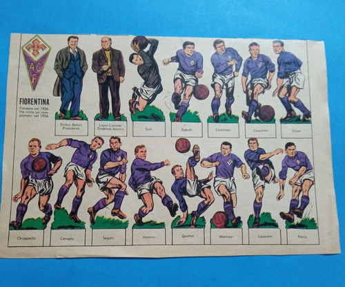 Squadra calcio 1959 - squadra, fiorentina