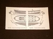La marina nella storia Scialuppa di salvataggio Modello Francis e Holtz
