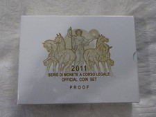 REPUBBLICA ITALIANA SERIE DIVISIONALE 2011 PROOF DI 9 VALORI