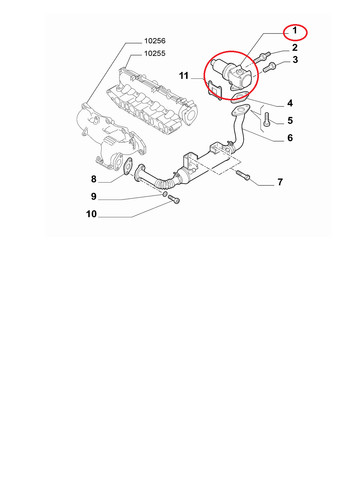 Valvola egr fiat nuova bravo - fiat,