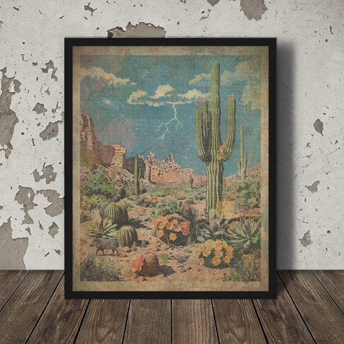 Vintage sedona wall - sedona,