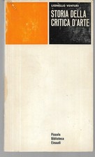 Venturi Lionello STORIA DELLA
