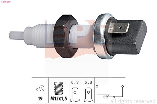 Interruttore 810 000 - 1.810.000, eps