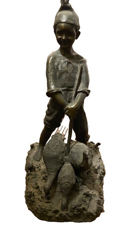Scultura bronzo giovanni de - in,
