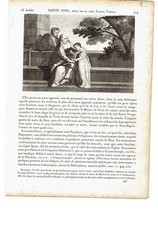 1825 Vite dei Santi: Sant'Anna Madre di Maria Vergine 26 Luglio "Sainte Anne"