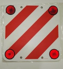 PANNELLO CARTELLO CARICHI SPORGENTI RIMORCHIO CARRELLO ROULOTTE 