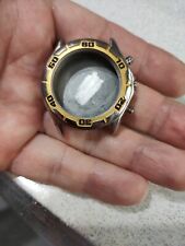 Cassa, Ghiera, Fondello e Pulsanti In Acciaio Vintage Diver Cronografo 37mm 