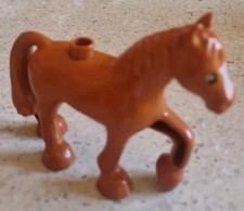 LEGO DUPLO - CAVALLO MARRONE GRANDE FATTORIA - 10525 - VINTAGE - USATO