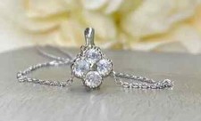 Real Moissanite 4Ct Round Cut