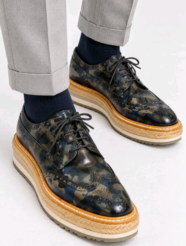 Scarpe uomo prada platform - uomo,