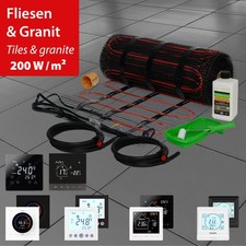 Riscaldamento A Pavimento Elettrico 200W Set Per Piastrelle Da Bagno