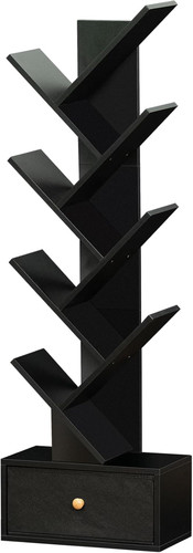 Librero arbol livelli - 8, nero