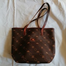 THE BRIDGE borsa a spalla in tela e pelle