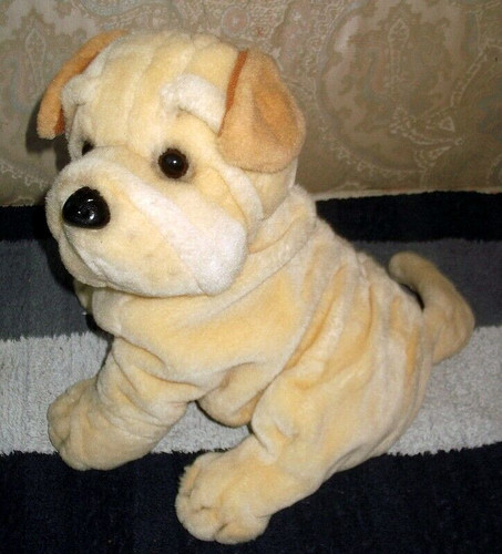 Peluche cucciolo sharpei - peluche,