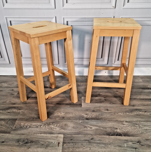 Coppia sgabelli bar vintage - sgabelli,