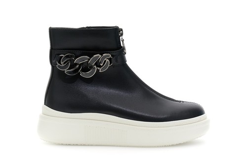 Sneaker tronchetto pelle - sneaker, in