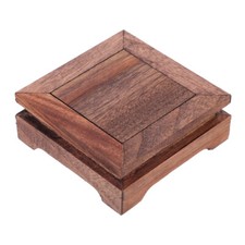 1PZ Pratico Vaso in Legno