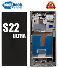 SAMSUNG S22 ULTRA SM-S908 Vetro Display SOFT OLED LCD Touch Schermo Bianco
