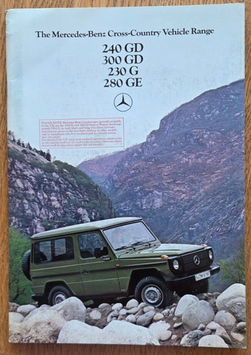 Brochure auto mercedes benz - auto,