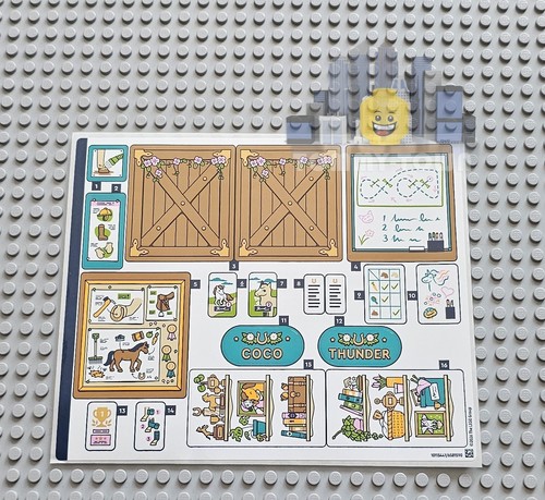 Lego friends foglio adesivo - lego,