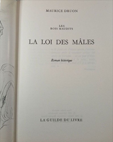 Loi des mâles les rois - des,