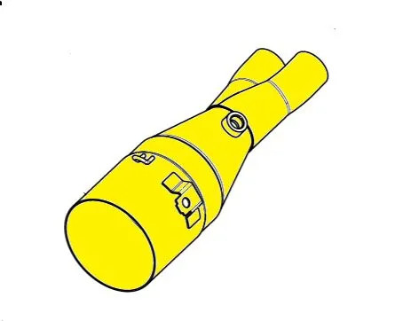 Akrapovic y5r3 tubo - c-y5r3/1,