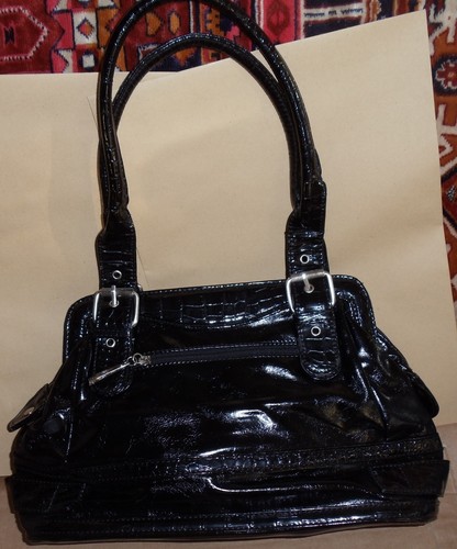 Borsa grande nera ecopelle - nera.,