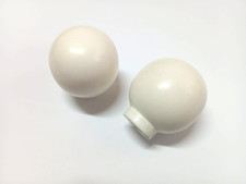 POMOLO POMELLO IN LEGNO BIANCO