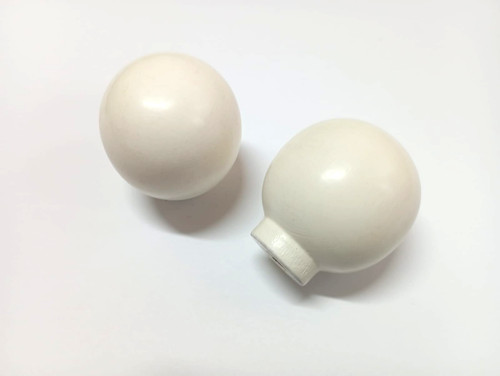 Pomolo pomello legno - legno, bianco