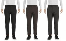 Pantaloni Uomo Invernale con Elastico Casual sportivo Con Bottone Tinta Unita