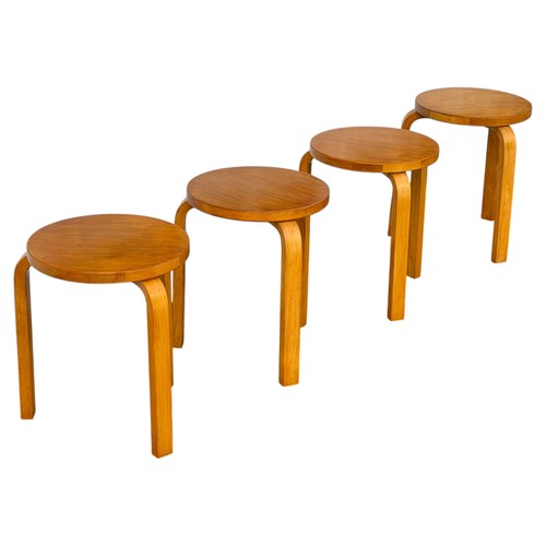 Vintage alvar aalto stools - vintage,