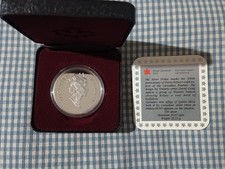 Dollaro Canadese 1990 Argento Fondo specchio