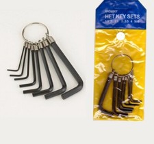 8 BRUGOLE ESAGONALI MASCHIO