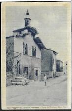 PERUGIA (173) - Isola Maggiore di TUORO SUL TRASIMENO. Torre Orologio-Fp/Vg 1950