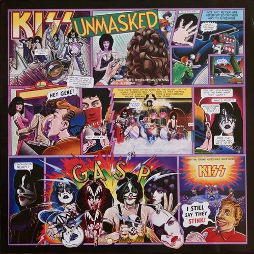 Kiss unmasked pollici - kiss,