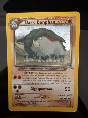 Dark donphan 105 holo ita - 3/105,