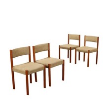 4 Sedie da Pranzo Vintage Teak