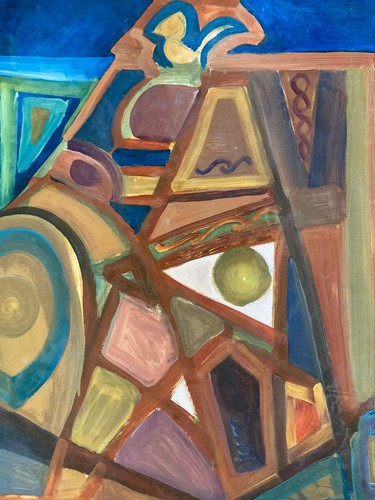 Dipinto arte pittura - dipinto, tetto