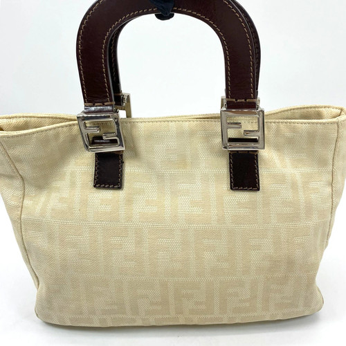 Fendi zucca pattern handbag - fendi,
